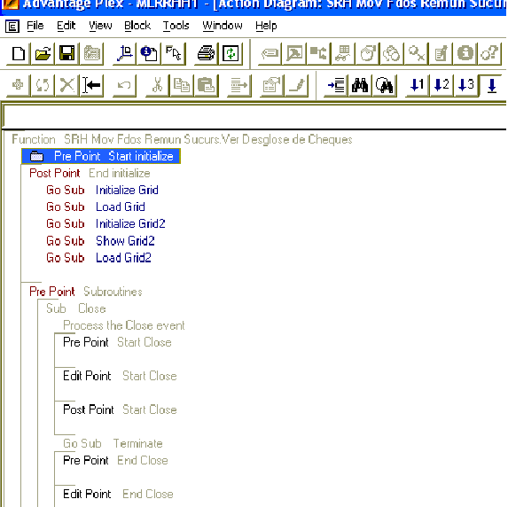 Cambios en el diagrama de accin